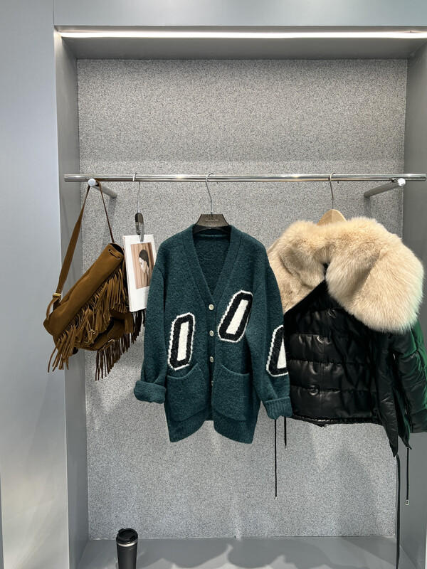 【BOBO1972 】High quality loose thick sweater cardigan sweater only sells sweater cardigan 221720