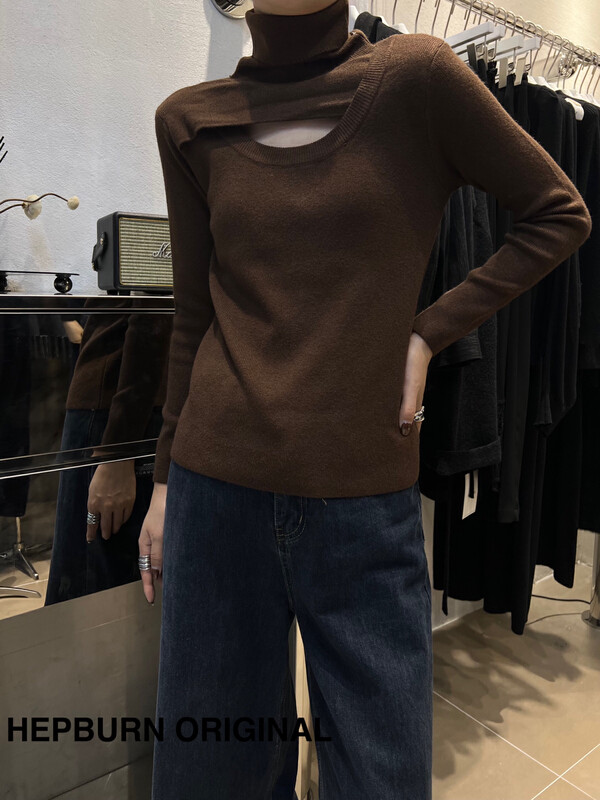 【HEPBURN Hepburn】Fashionable all-match warm sweater (loose and casual) Y79# FHX