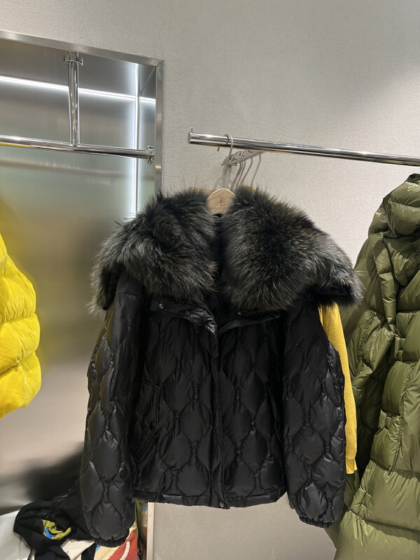 [BOBO1972] National standard 90 white duck down fur down jacket real raccoon fur down jacket with detachable down jacket only selling down jacket 229819