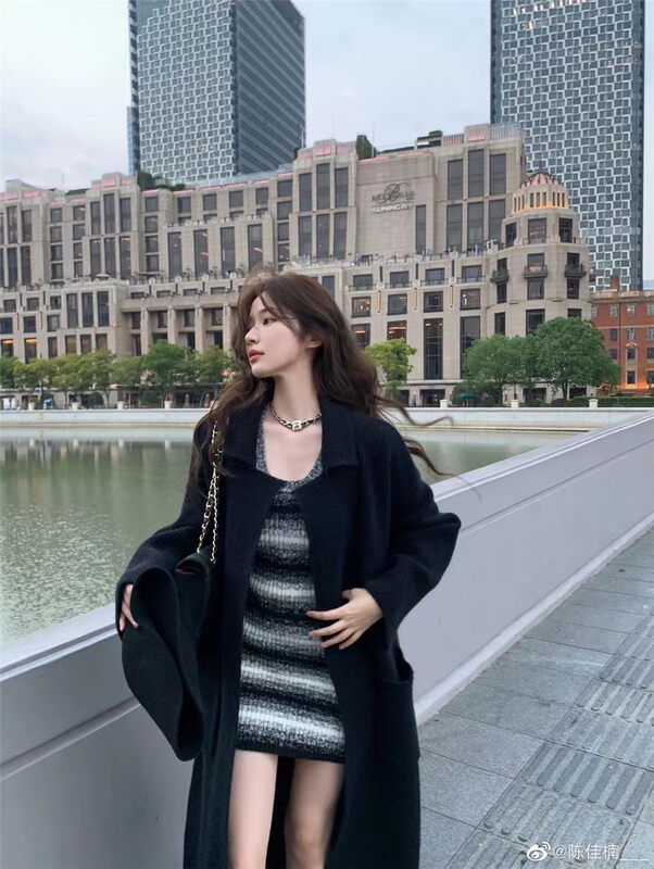 【MS STUDIO】Casual round neck vest knitted dress 9488# PCZ