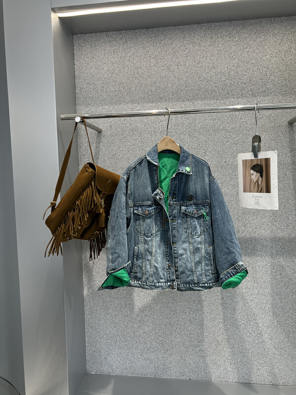 [BOBO1972] High-quality washed denim cotton clothes and cotton clothes are only sold on the chest accessories. Removable 226809