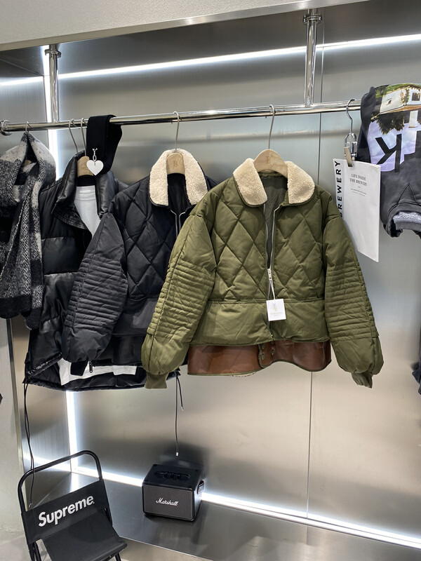 Original price 404.95! [BOBO1972] Korean style wild collar 90 velvet warm down jacket 218090# CJJ