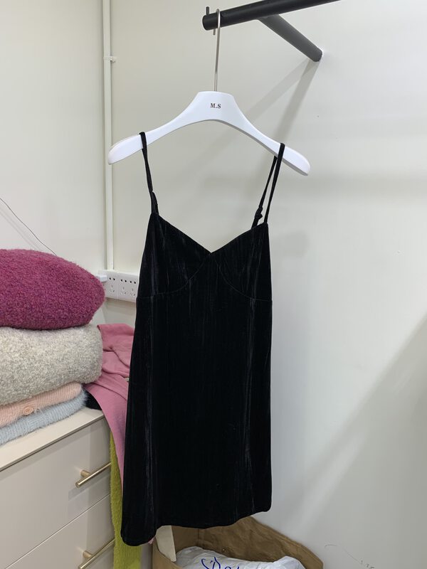 【MS STUDIO】Velvet Simple Versatile Vest/Sling 88390# PCZ