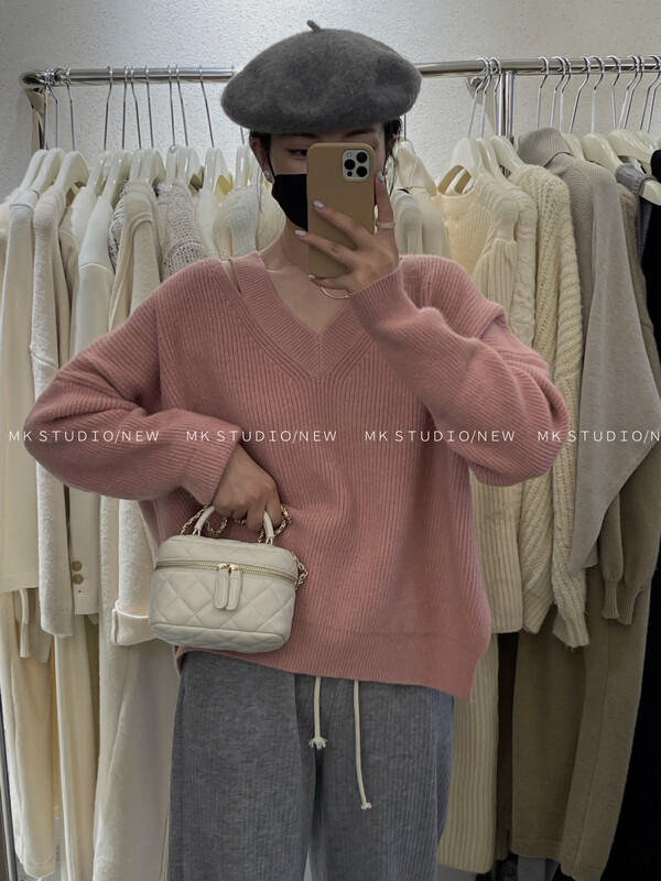 New in winter! [MK] Korean casual loose warm sweater d183# HJY