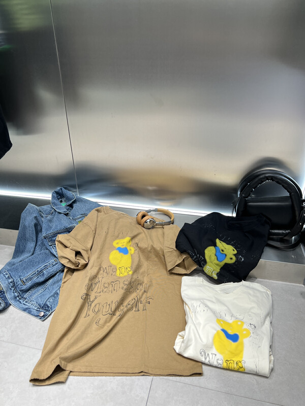 Original price 98.99! 【BOBO1972 】Short-sleeved T-shirt with brushed T-shirt (only sells T) 228087# CQW