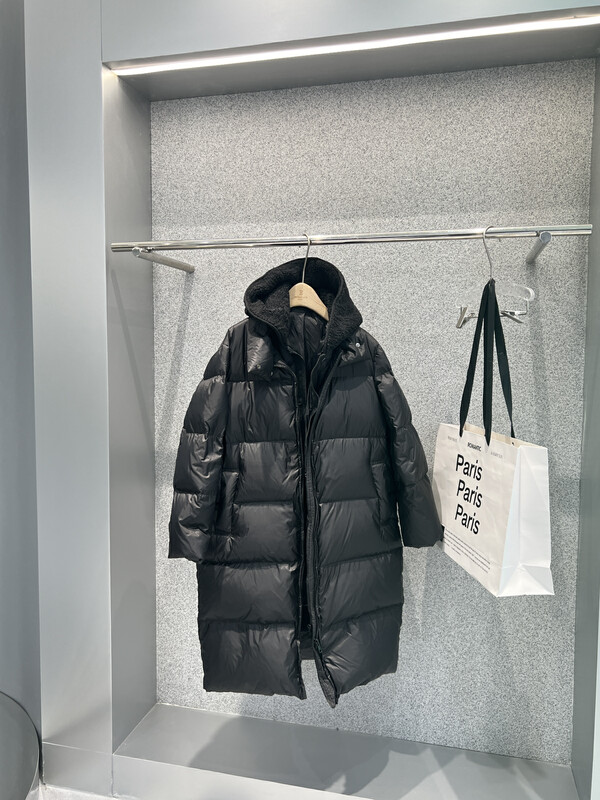 [BOBO1972] National standard 90 white duck down 2-piece set thickened down jacket down jacket double-layer down removable 228018