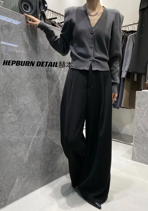 【HEPBURN】All-match soft and comfortable knitted cardigan (single-breasted V-neck) Y20# FHX