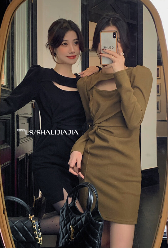 [LS] Temperament celebrity style kink dress 8587