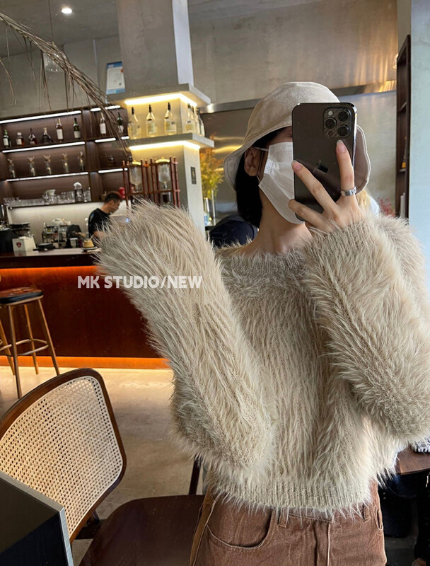 【MK】Lazy Wind Gentle Versatile Warm Sweater s092# HJY