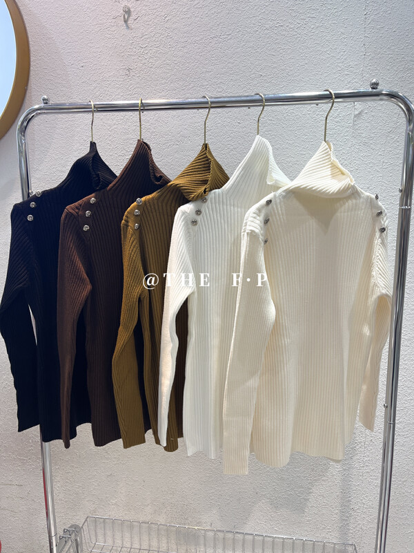 [F·P] Thickened Pile Collar Loose Large Thermal Sweater 1435# HBX