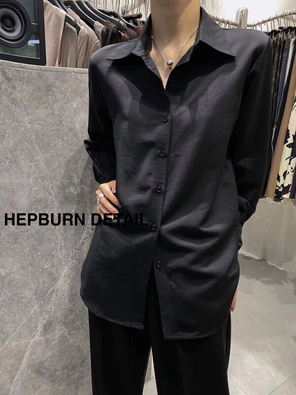 【HEPBURN Hepburn】Advanced Explosive Shirt (Simple Big Name) 9709# FHX