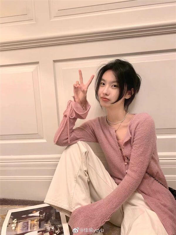New in autumn! [MS STUDIO] Korean knitted cardigan (only cardigan) 9371# PCZ