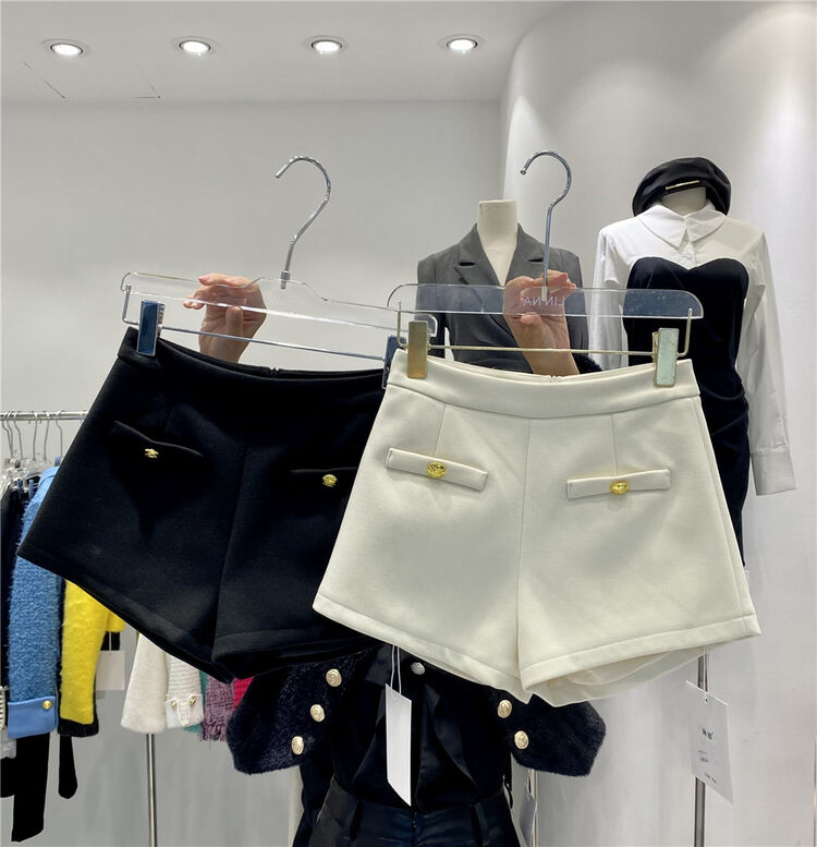 【LINNA】Korean High Waist Slim Casual Shorts 90149# JJ