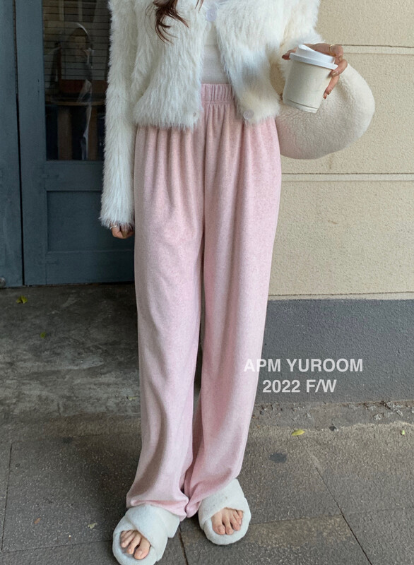 【APM YUROOM】High Waist Straight Wide Leg Casual Pants 9163# LSL