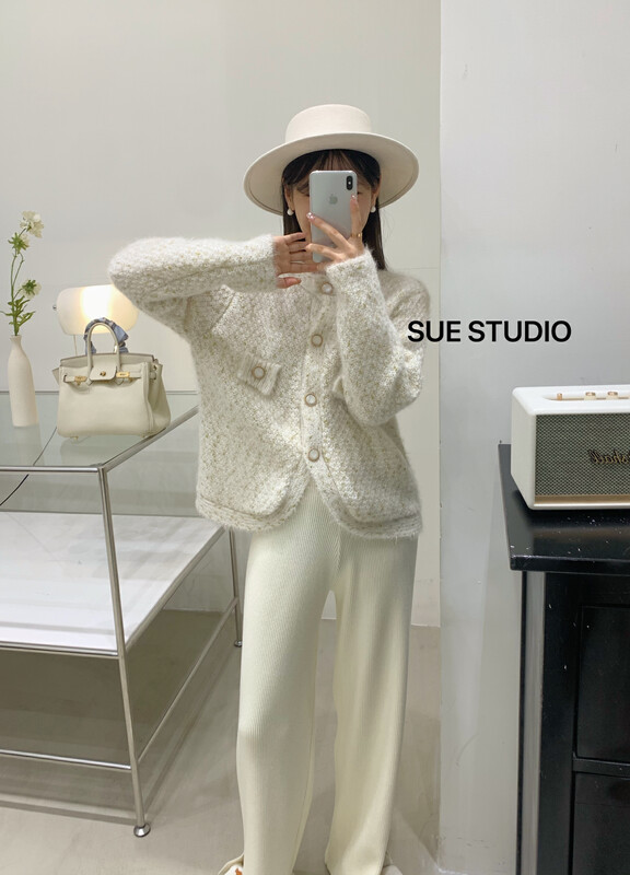 New for winter!  【SUE STUDIO】Round Neck Irregular Fashion Warm Sweater 8977# ZJY