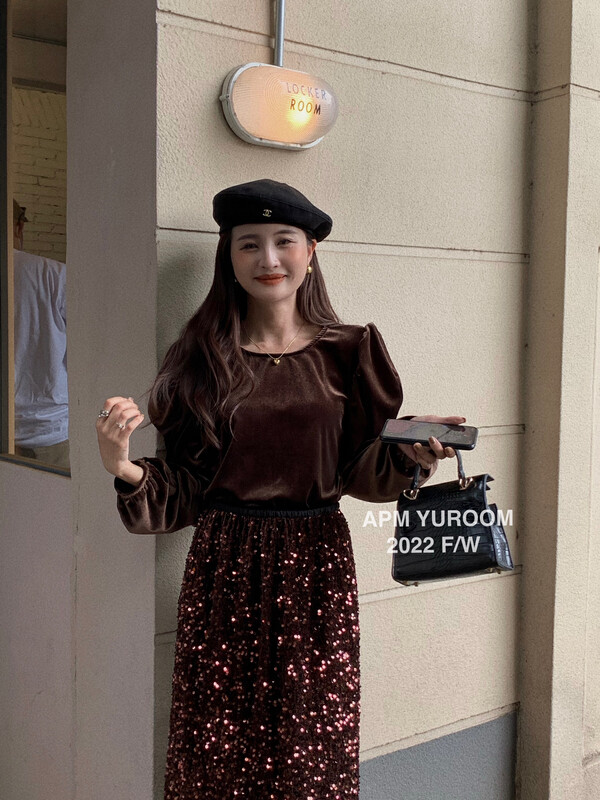 New for winter!  【APM YUROOM】Temperament Puff Sleeve Loose Shirt 9185# LSL