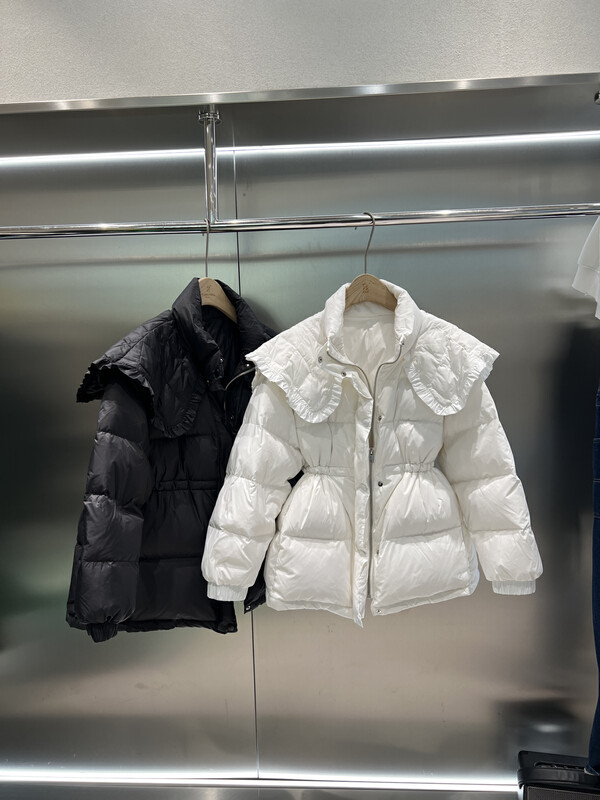 [BOBO1972] GB 90 white duck down jacket down jacket with removable collar 228008