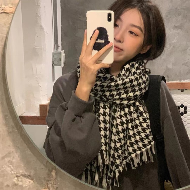 [WANG] Thousand Bird Pattern Versatile Scarf 2022-11 # CL