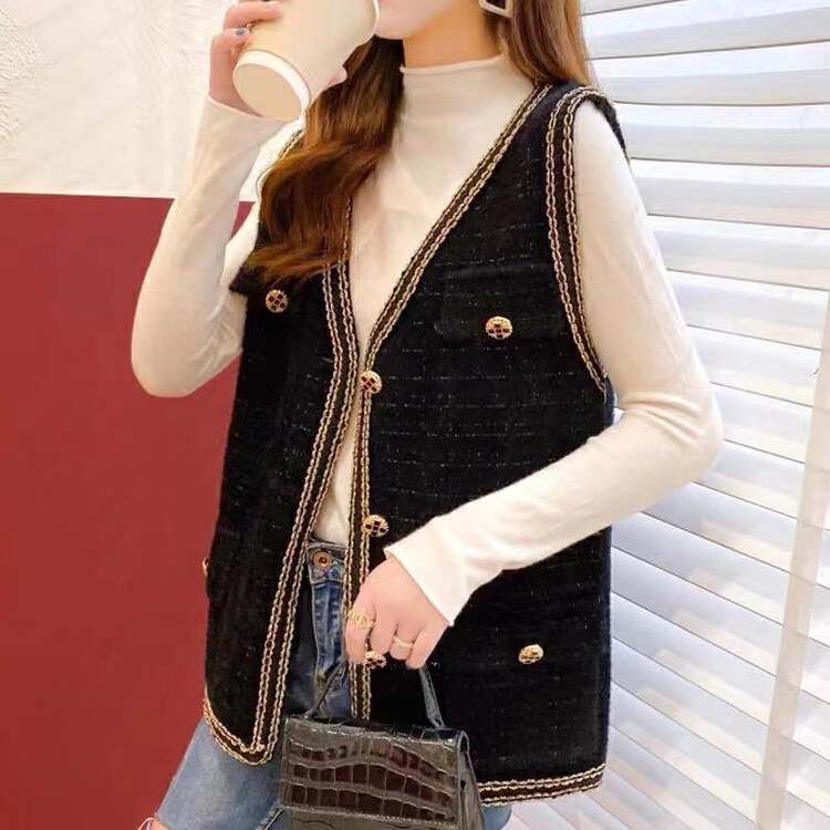 【F·P】French Small Fragrance Vest 182FP# HBX