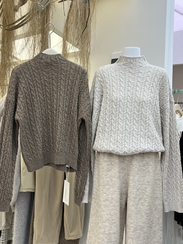 [RIN] Simple Korean style all-match loose turtleneck sweater R8537