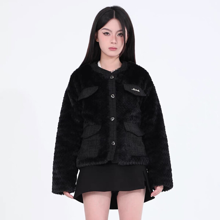 【LAB EEDA】Loose small fragrance style high-quality quilted jacket M323# OZQ