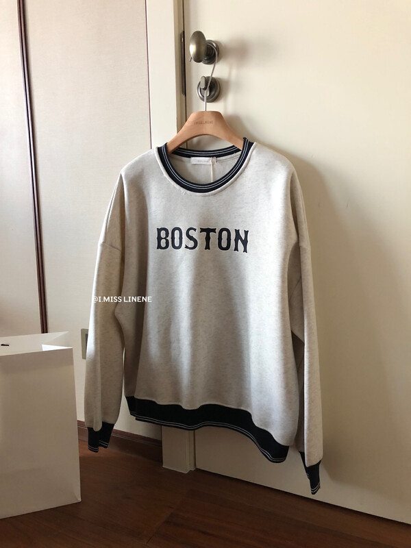 【IMISS】Korean version of casual letter printing thickened fleece sweater QK3155# FHX