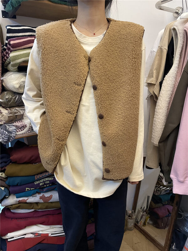 【RICH PAPA】Gentle and temperament all-match vest W042# ZXX