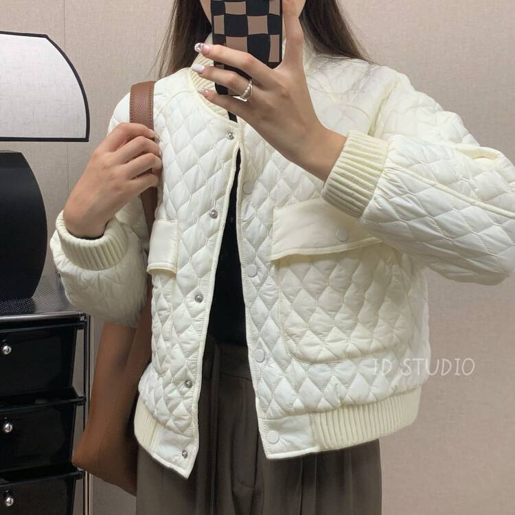 【I-D】Korean style all-match short pocket jacket Y8552# L