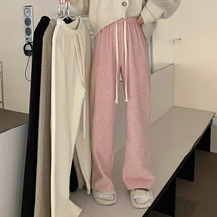 【JUN.T】High waist wide leg loose casual pants 6976# PCZ