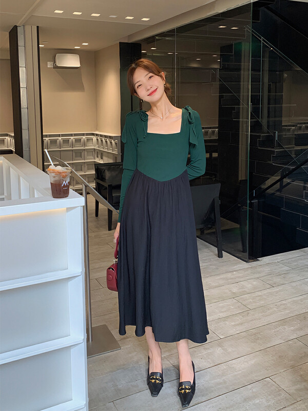 【NEW OPEN】Korean style temperament age-reducing dress JL80661# ZXX