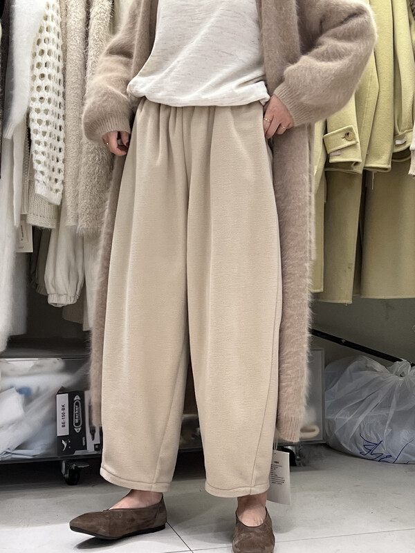 [RIN] Simple and casual Korean style all-match commuter loose fleece casual pants R21750