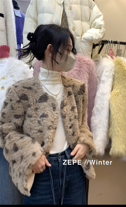 【ZE】單排扣拼色舒適百搭短外套  YS1-828#  L