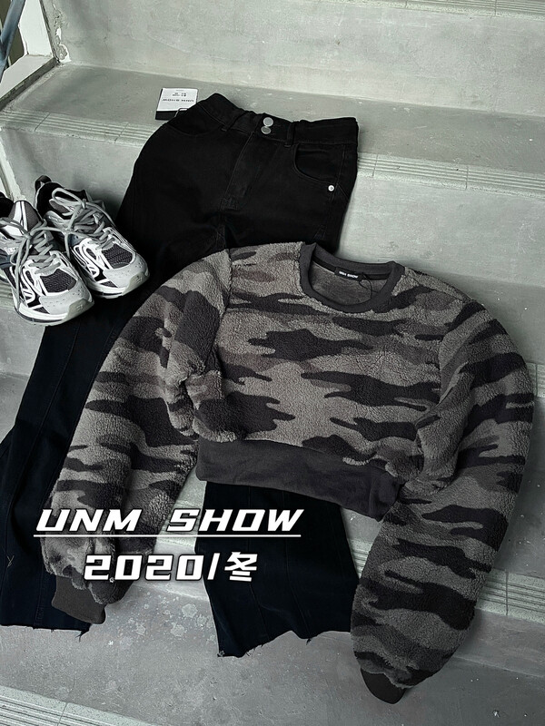 【UNM-SHOW】Thickened Camouflage Loose Sweater 6733# WTT