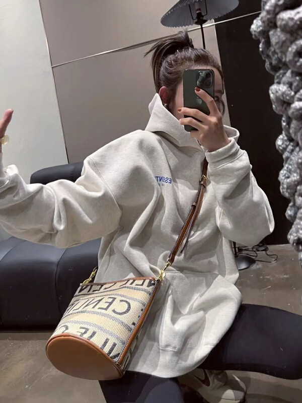 【JUN.T】Korean Alphabet Print Sweatshirt 7062# PCZ