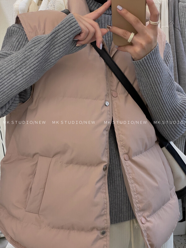 【CHEN/MK】Korean Candy Color Down Vest 3656-1# HJY