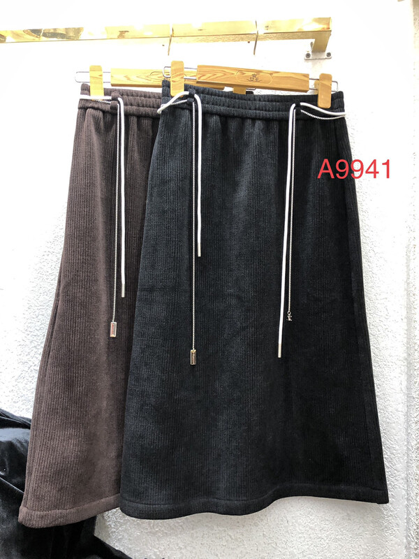 【QUEEN QUEEN】Comfortable and versatile lace-up skirt (with waist rope) A9941# CL