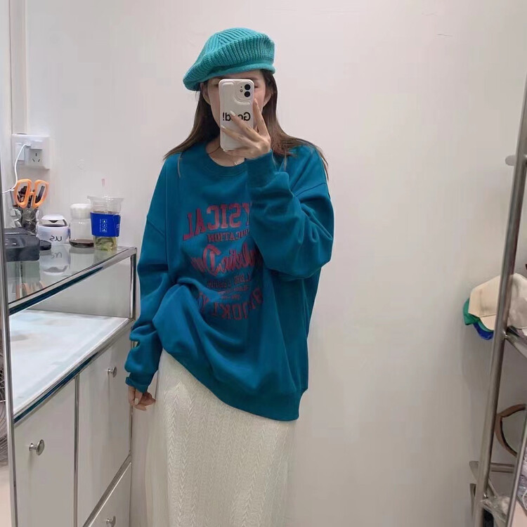 New for winter!  【RICH PAPA】Round Neck Colorblock Fleece Sweater 23A168# ZXX