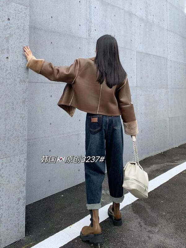 [Korean Original] Winter Plus Velvet Margiela Shadow Pocket Baggy Jeans 3237