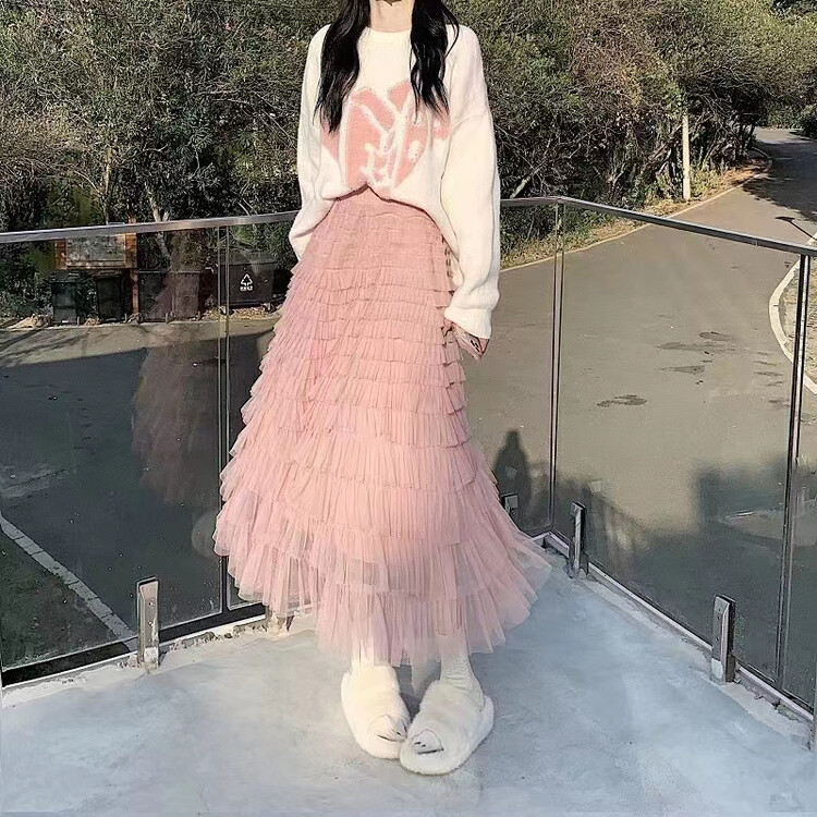【QUEEN QUEEN】Gentle and temperament all-match skirt A69021# CL