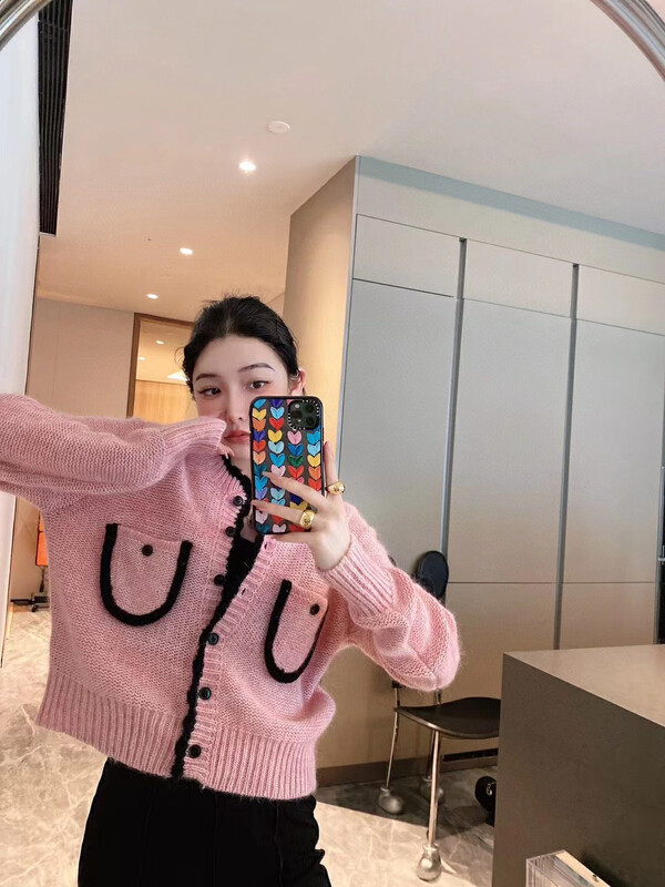 【NANCY】Gentle style and age-reducing Korean style chic and western style knitted cardigan M3790# WPL