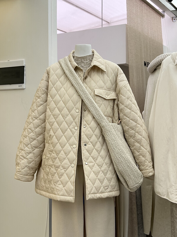[RIN] Simple casual commuter all-match lapel cotton jacket R21707