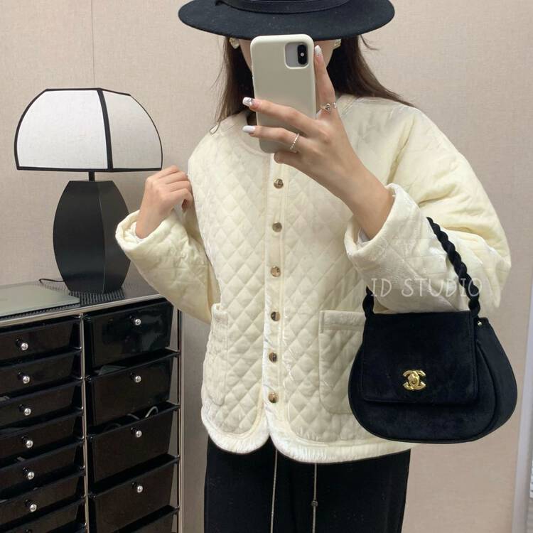 【I-D】Korean Version All-match Cotton Short Jacket R1009# L