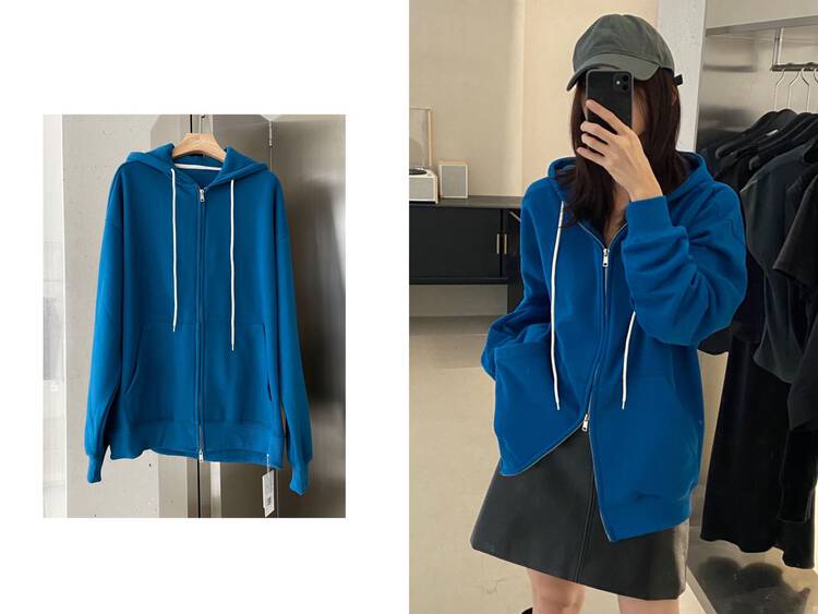 9 colors available [CLEAN SPACE] hooded fleece zipper casual short jacket 33372# CQW