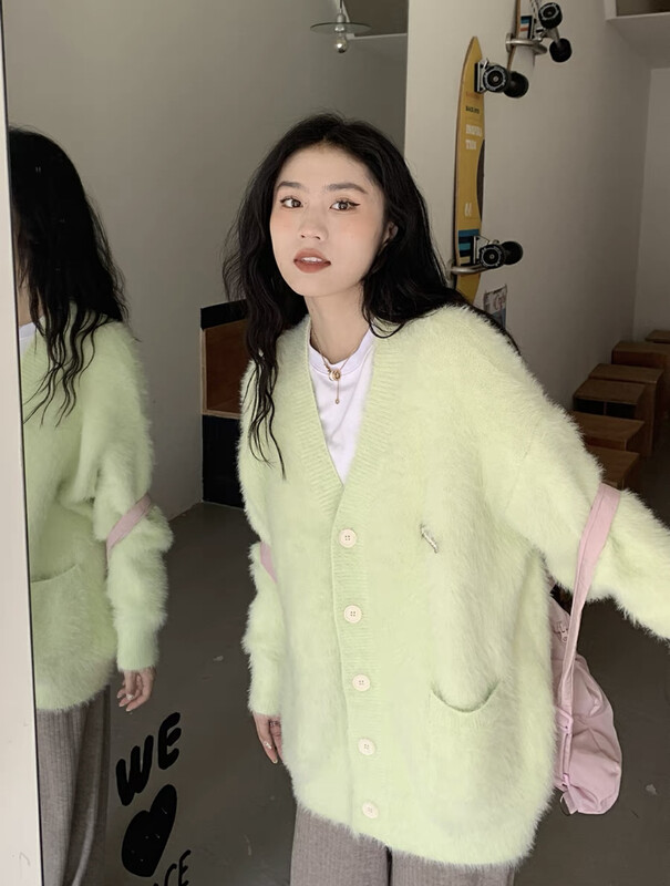 New for winter!  【LAB EEDA】 Fashion Casual Breasted V-Neck Knit Cardigan 8162# OZQ
