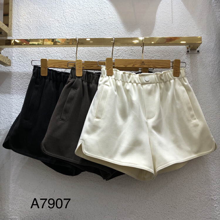 [QUEEN QUEEN] Elastic waist loose all-match casual shorts A7907# CL