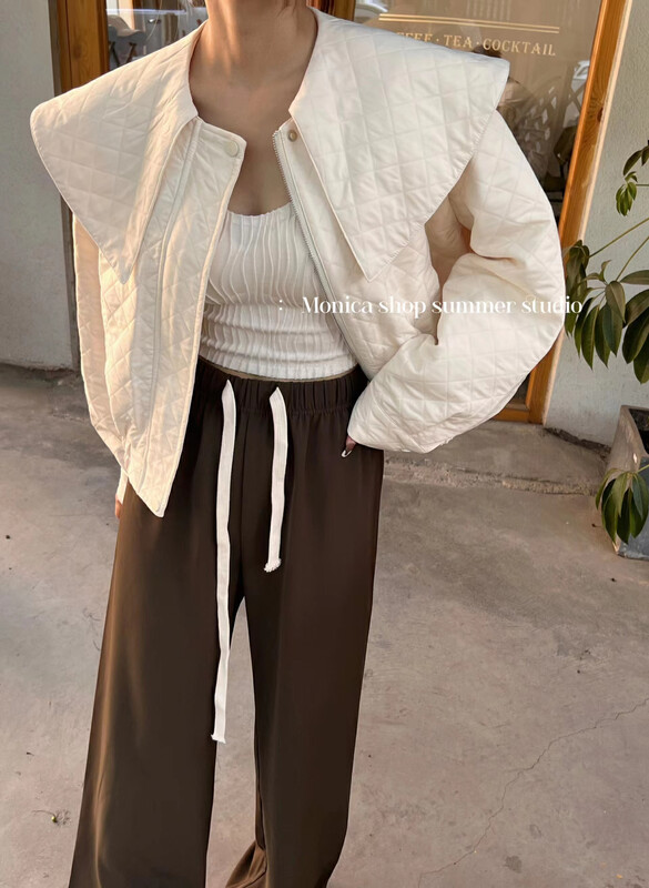 【I-D】Korean style fashion and comfortable short coat 8525-1# L