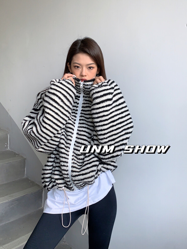 Original price 110.54! New in early winter!  【UNM-SHOW】Imitation lamb wool loose short coat 9657# ZSY