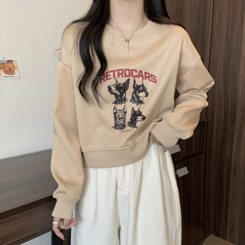 Real shot plus velvet thickening 400g composite silver fox velvet small short sweater women's autumn and winter clothes