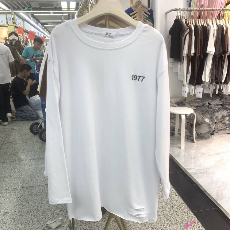 【Ziyijia】All-match simple casual long-sleeved T-shirt A922# WTT