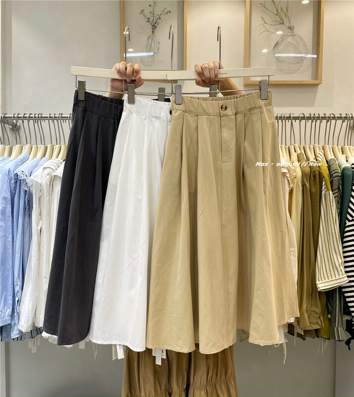 New in early autumn!【MAX ORIGINAL】Korean loose and slim skirt 98633# HBX